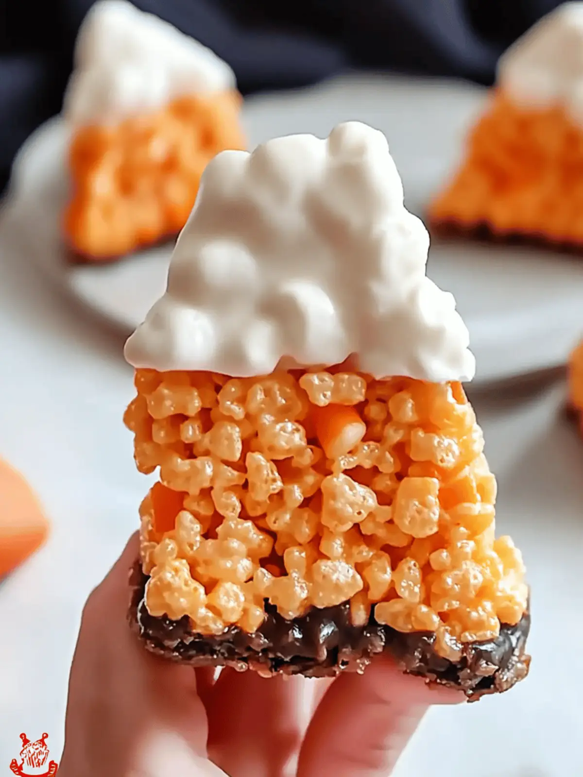 Delicious Candy Corn Rice Krispie Treats for Fall Fun 4 Candy Corn Rice Krispie Treats