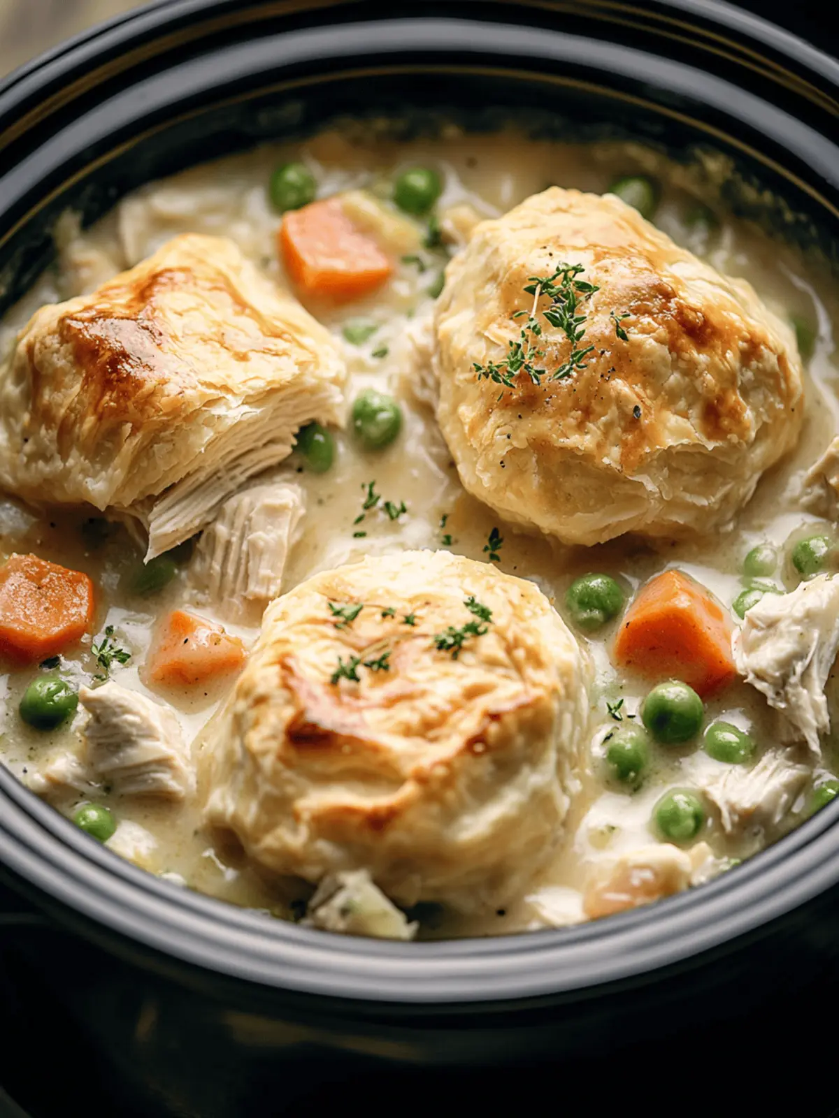 Crock Pot Chicken Pot Pie