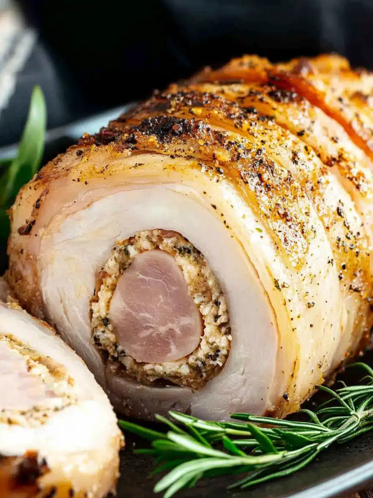 Provolone and Prosciutto Stuffed Pork Loin for Effortless Elegance 4 Provolone and Prosciutto Stuffed Pork Loin