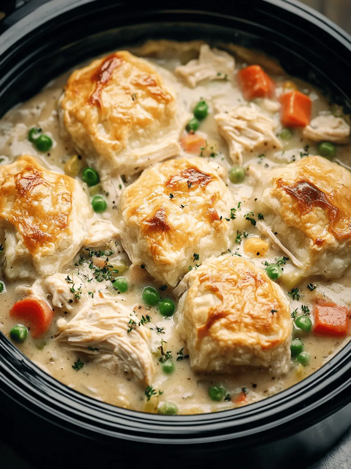 Crock Pot Chicken Pot Pie