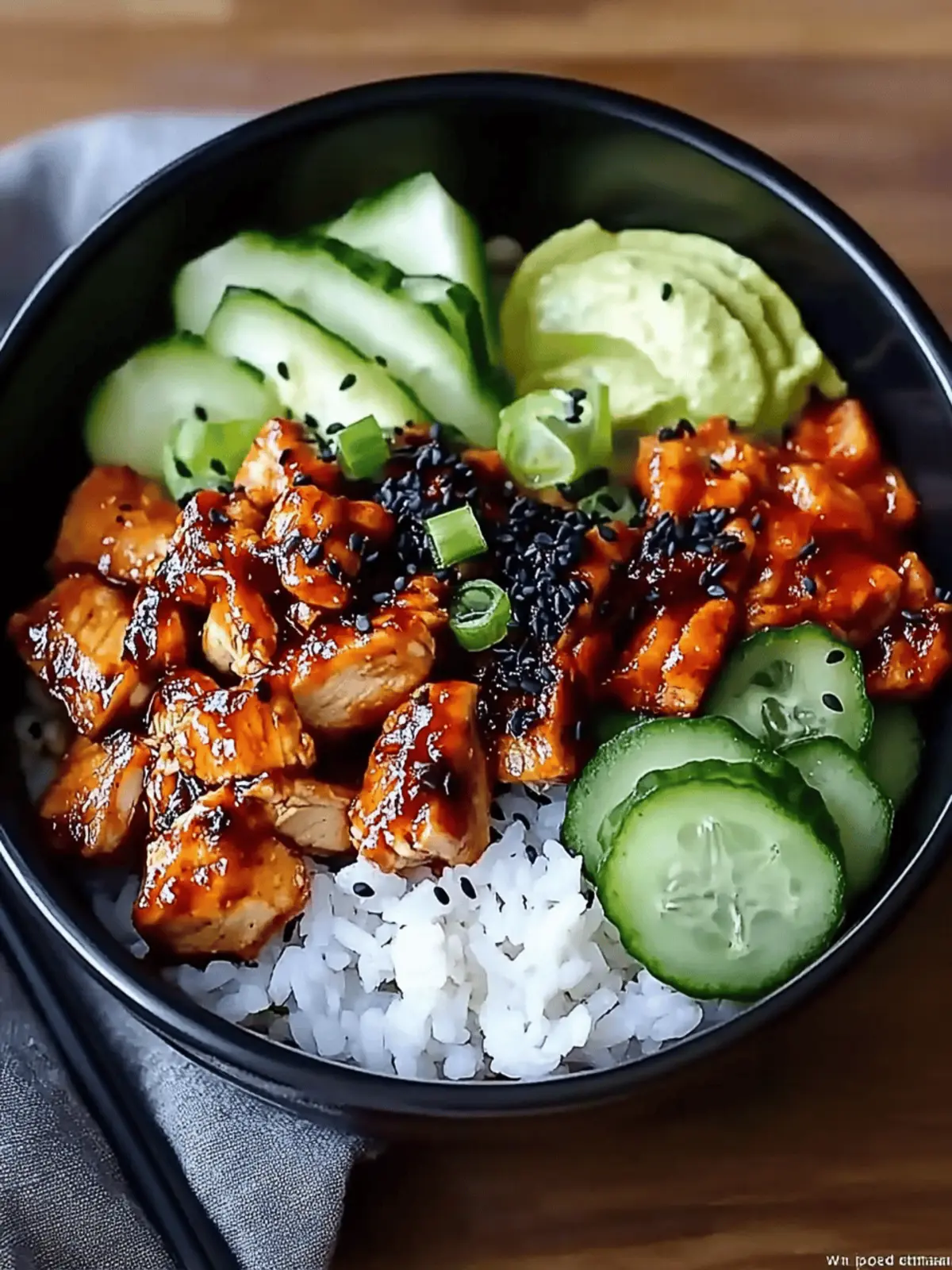 Spicy Korean BBQ Chicken Rice Bowl: Your New Family Favorite 2 Spicy Korean BBQ Chicken Rice Bowl: A Flavor Explosion!
