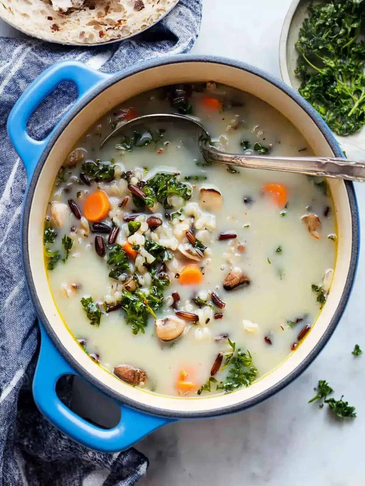 Creamy Wild Rice Soup for Cozy Nights at Home 4 Wild Rice Soup