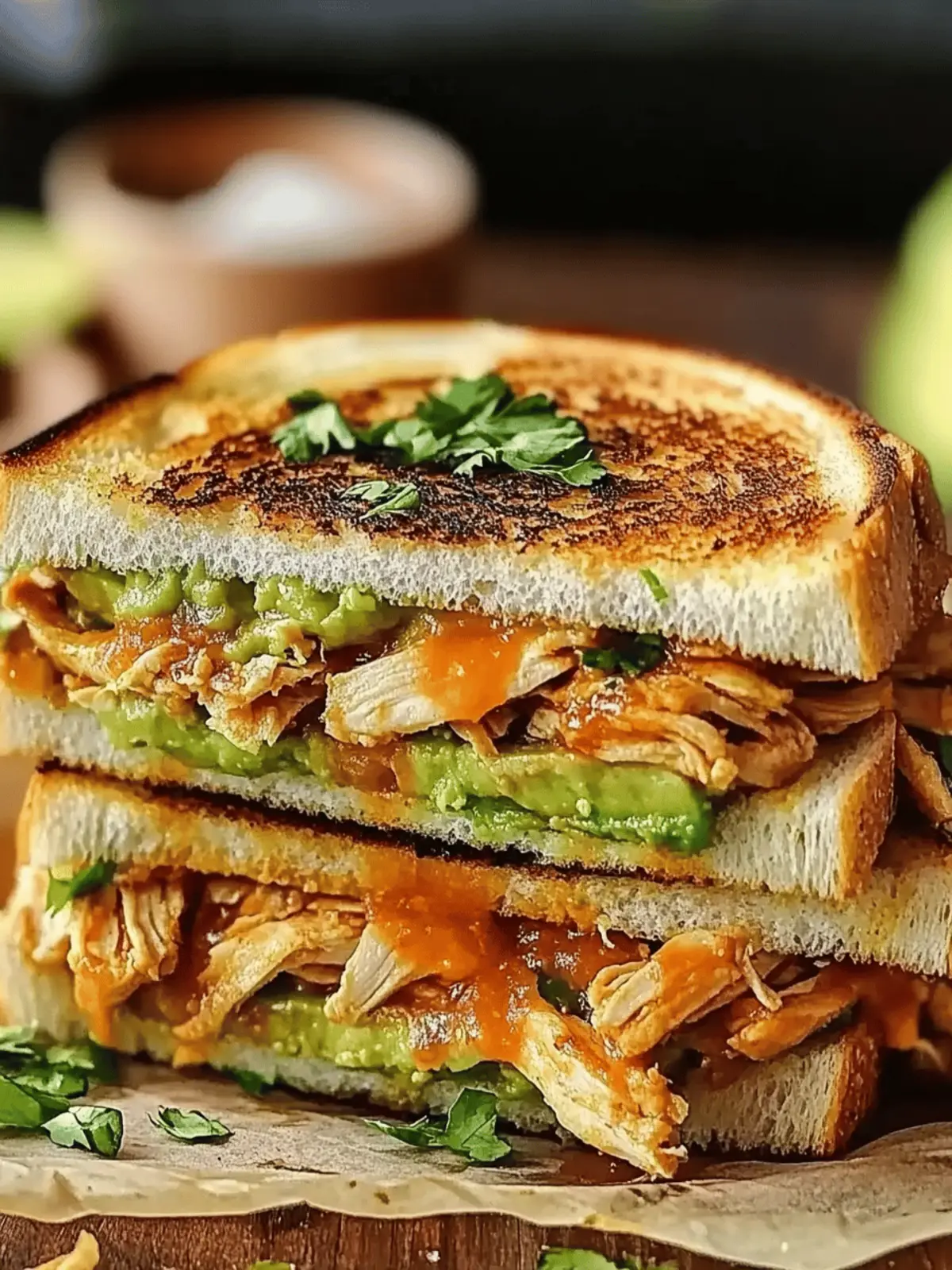 Satisfy Your Cravings: Chicken Avocado Melt Sandwich Bliss 3 Chicken Avocado Melt Sandwich