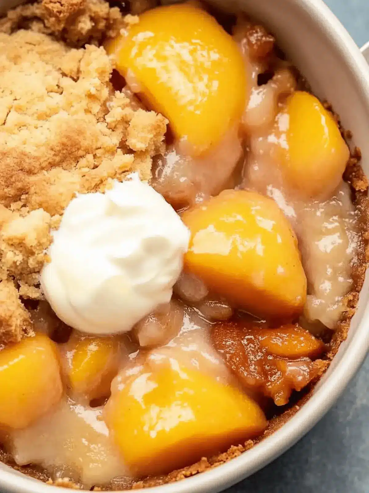 The Easiest Southern Peach Cobbler with Pie Crust Magic 4 The Easiest Southern Peach Cobbler (With a Texture Similar to Pie Crust Cobbler)
