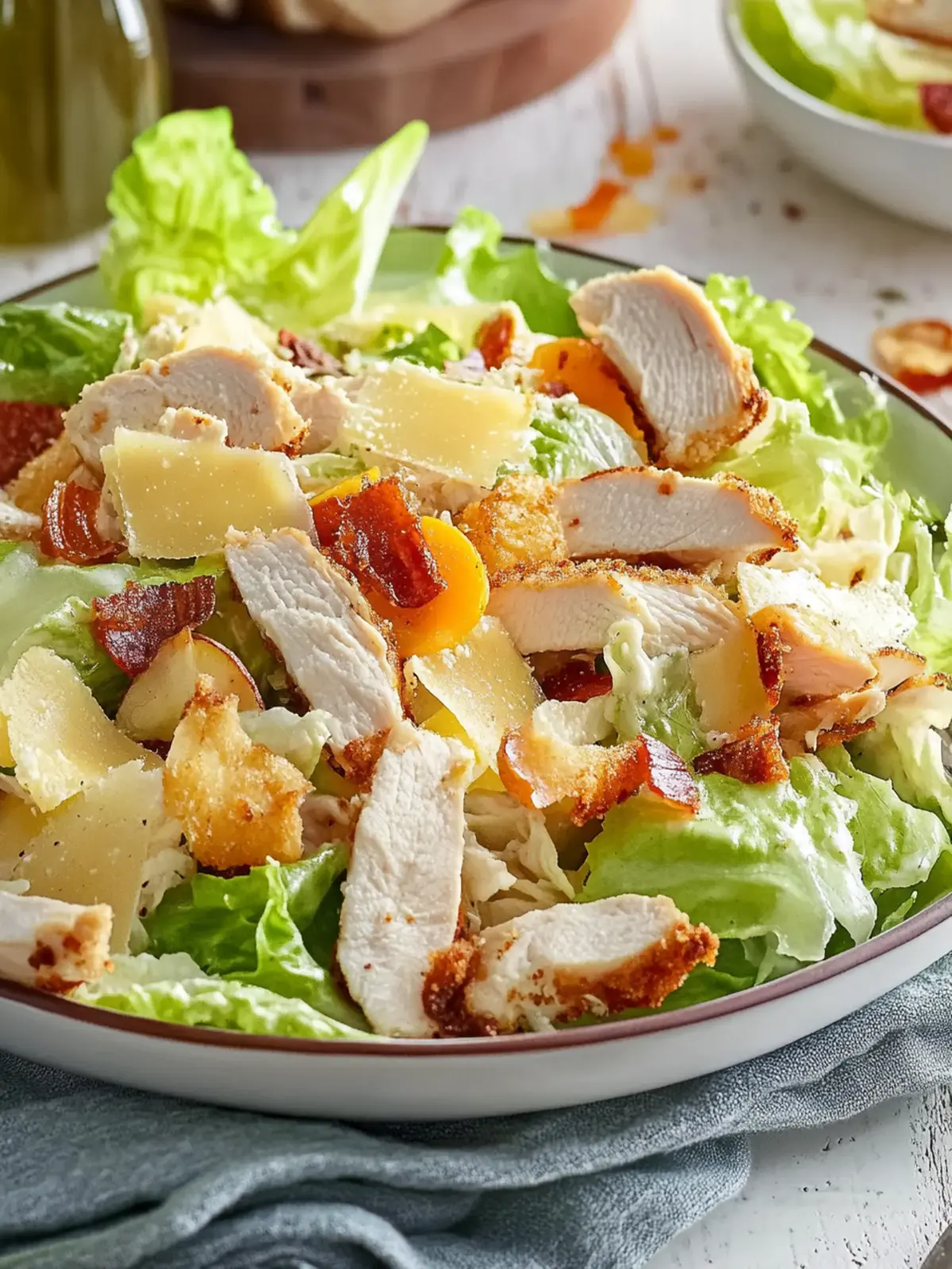 Crispy Chicken Caesar Salad: Your Quick, Homemade Delight 2 Crispy Chicken Caesar Salad