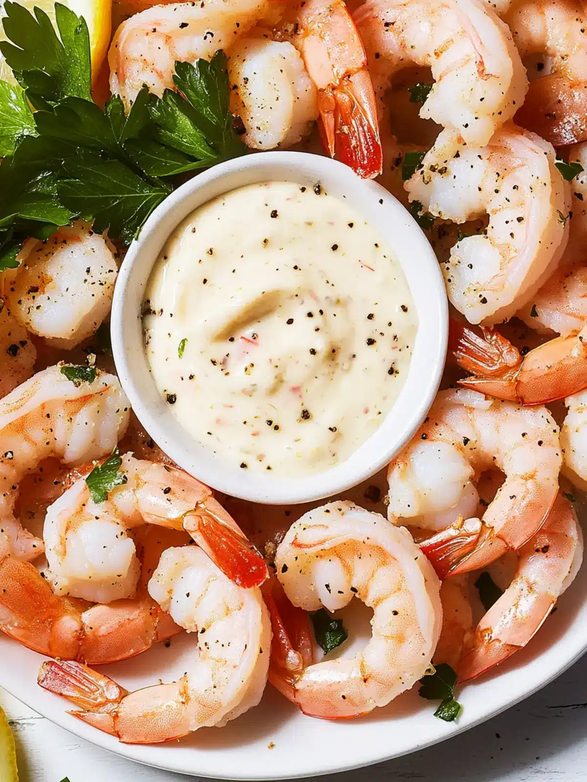 Roasted Shrimp Cocktail with Zesty Lemon-Horseradish Aioli 4 Roasted Shrimp Cocktail With Lemon-Horseradish Aioli