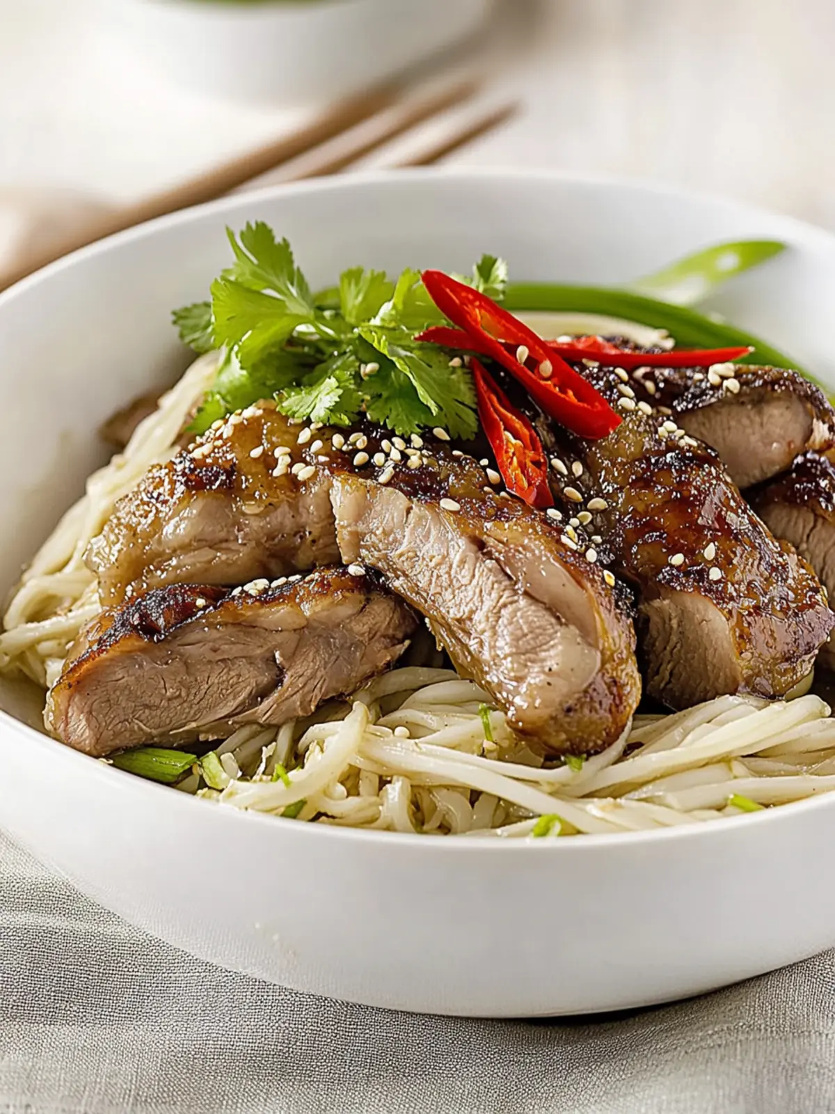 Asian Style Soy Grilled Duck