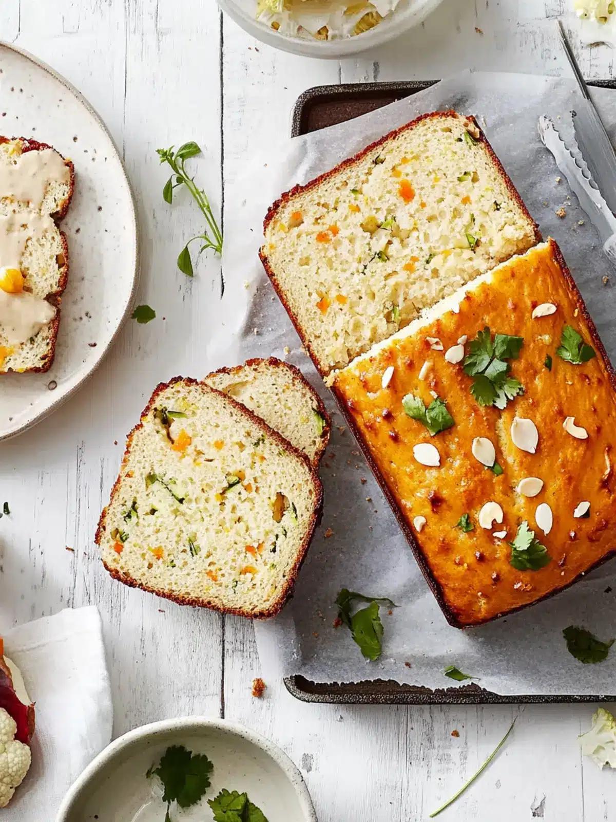 Gluten Free Cauliflower Bread