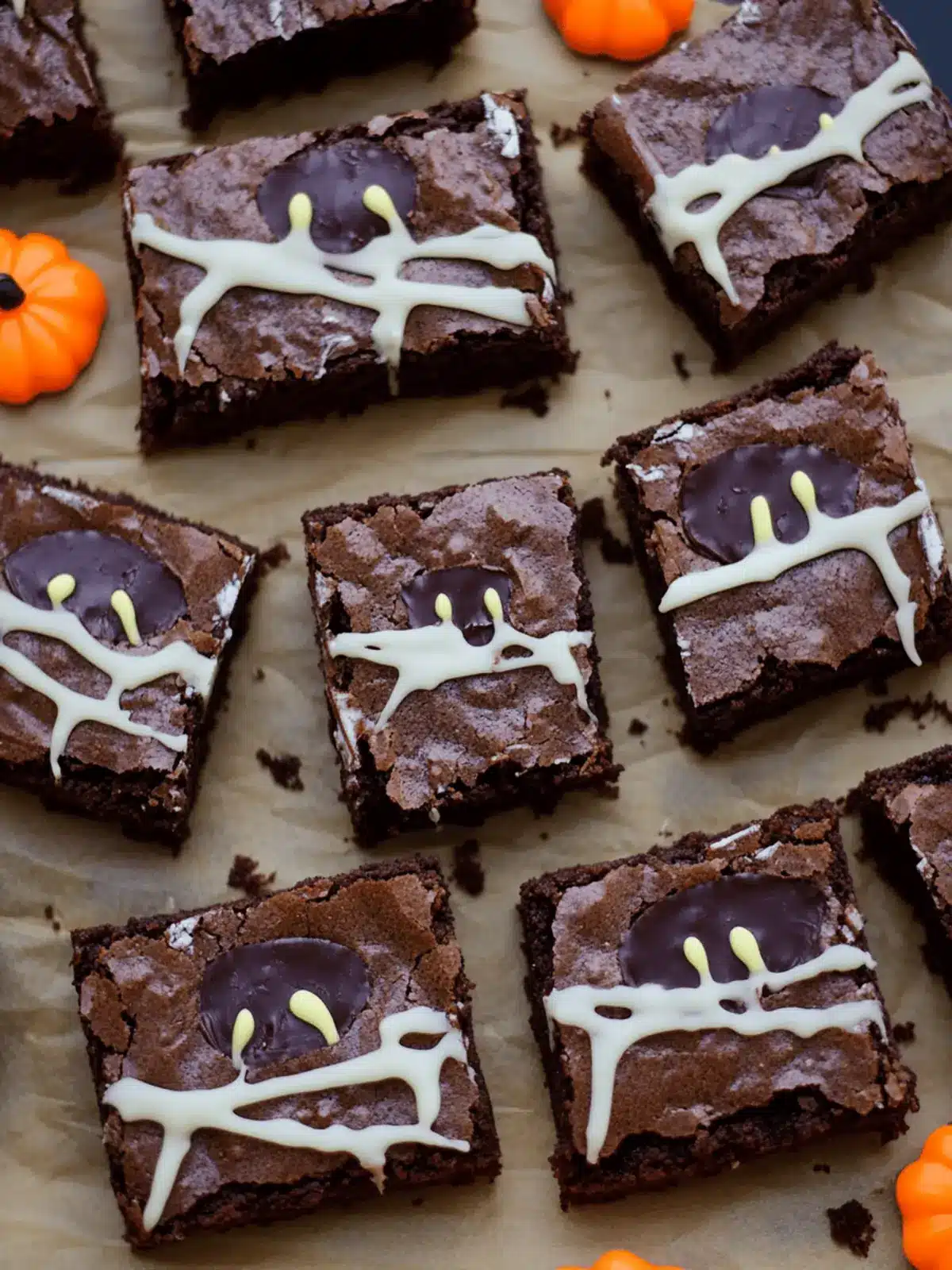 Easy Halloween Brownies 3 Ways