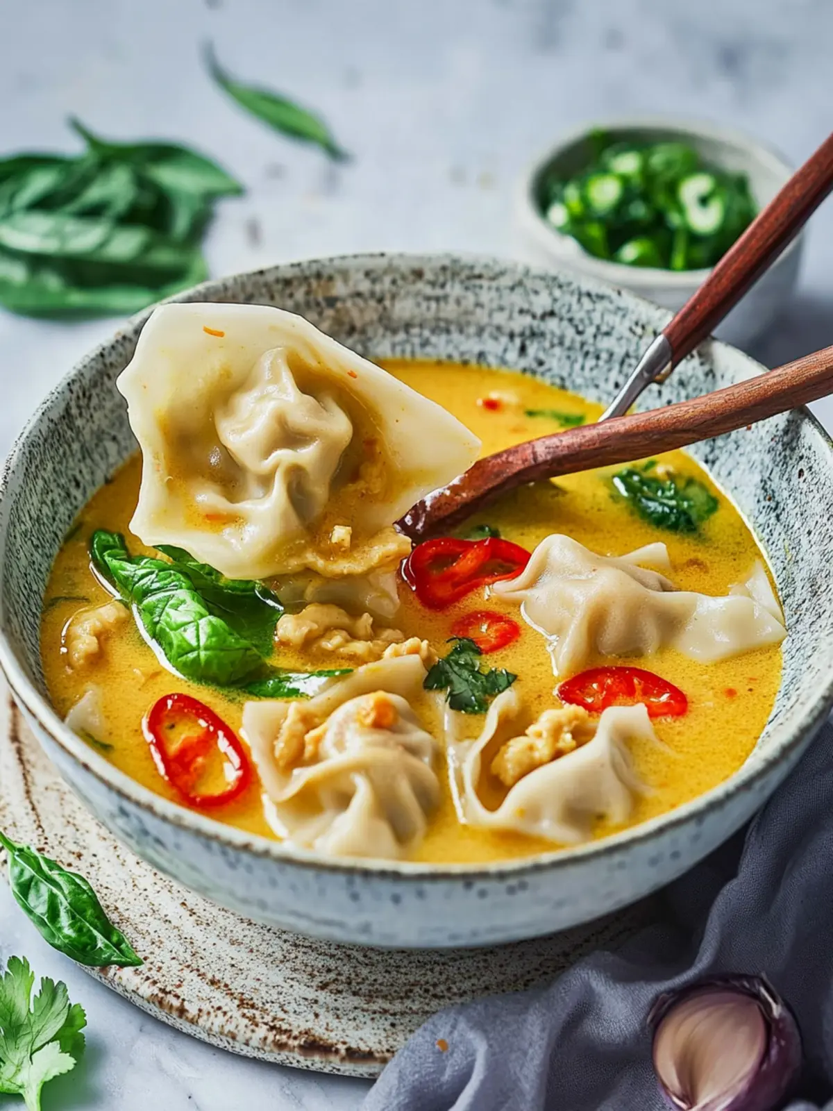 Creamy Yellow Curry Wonton Soup for Ultimate Comfort Cooking 4 Yellow Curry Wonton Soup