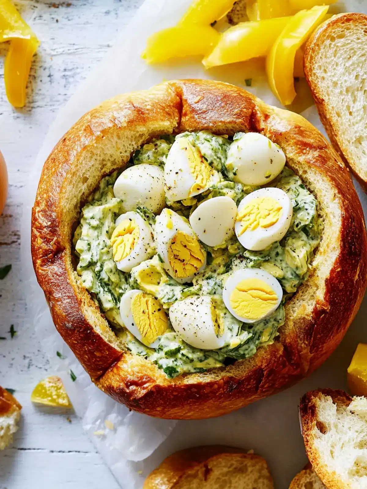 Egg Salad Cob