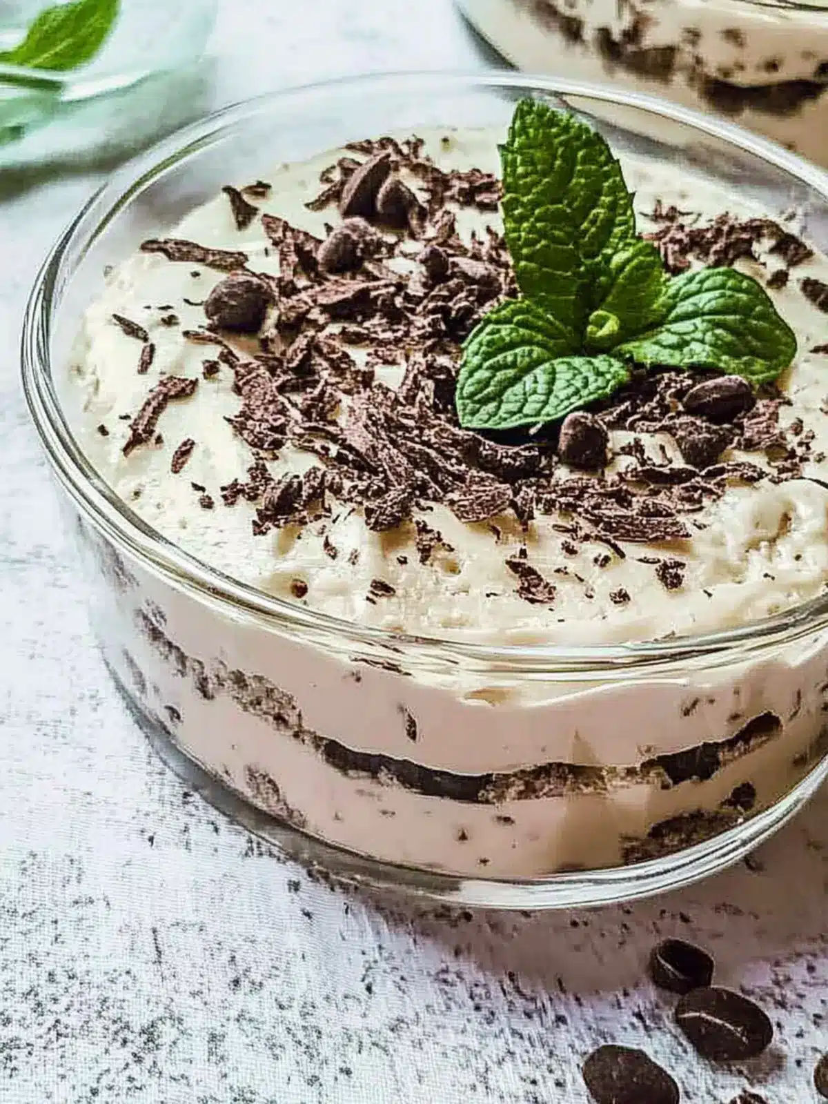 Peppermint crisp fridge tart
