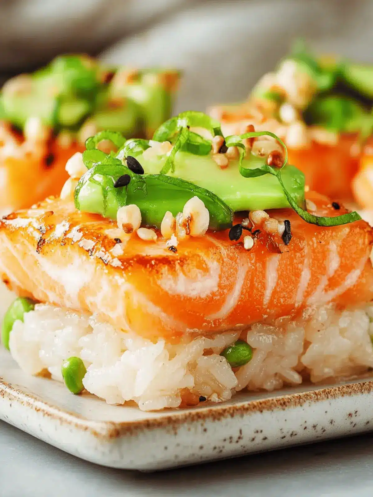 Crispy Rice Salmon Bites for a Flavorful Appetizer Adventure 3 Crispy Rice Salmon