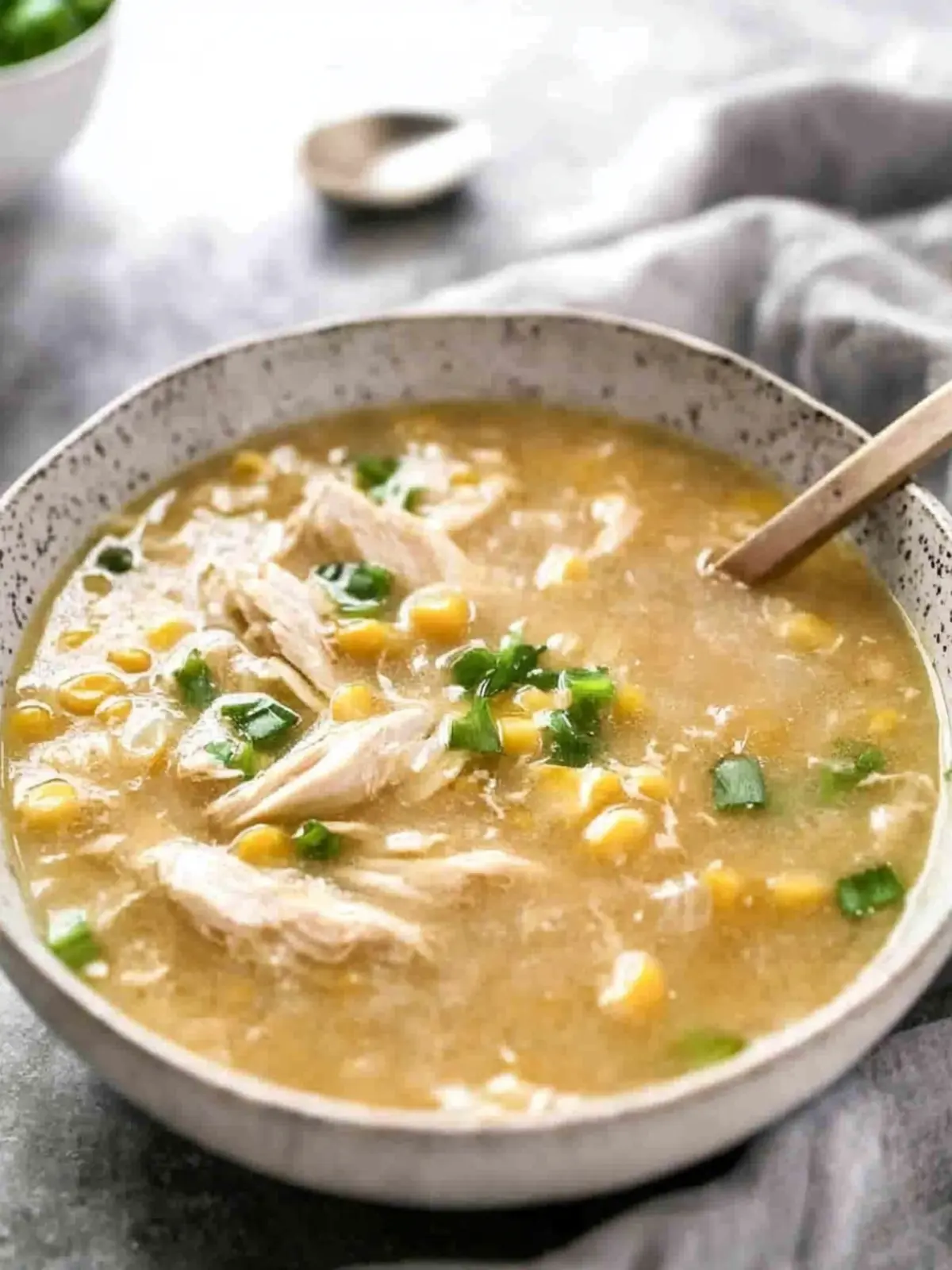 Chinese Corn Soup with Chicken