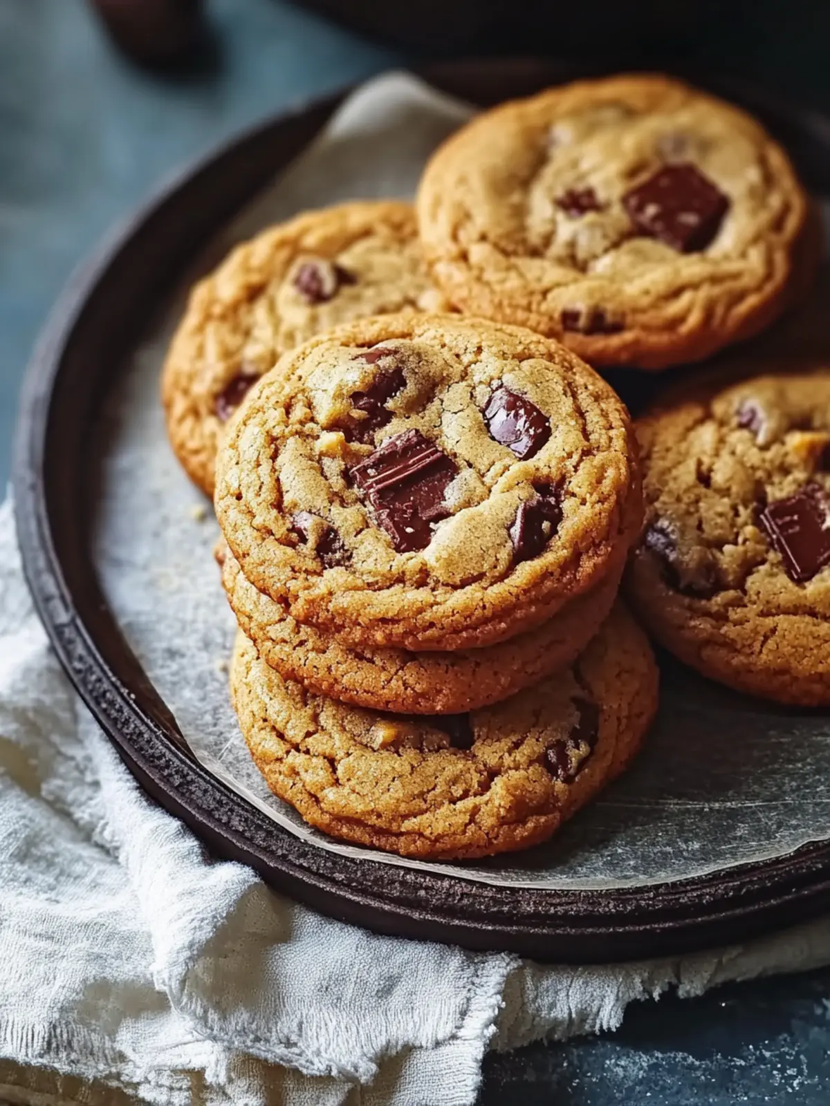 Brown Butter Caramel And Chocolate Cookies