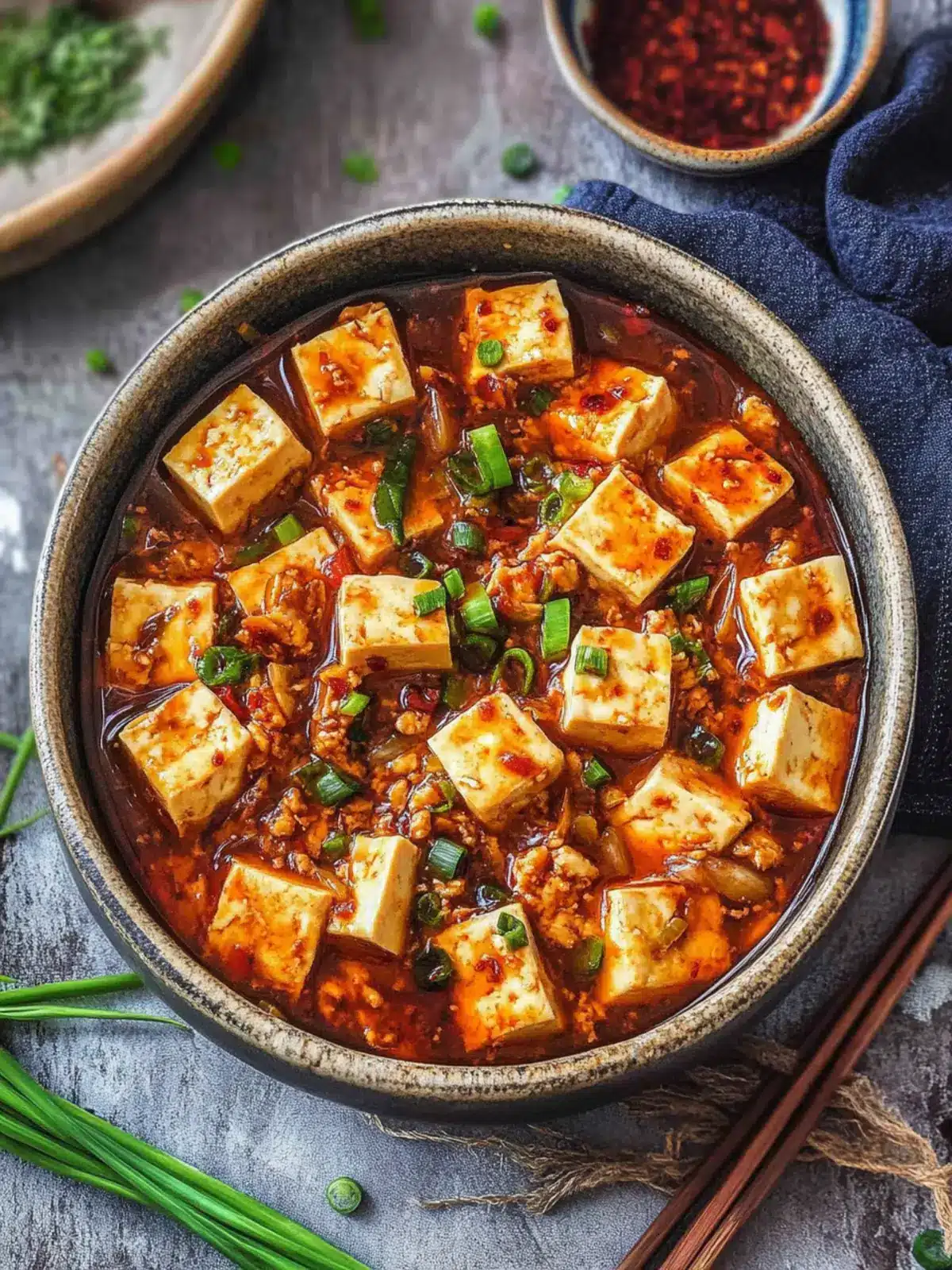 Mapo tofu, the authentic way (éº»å©è±è)