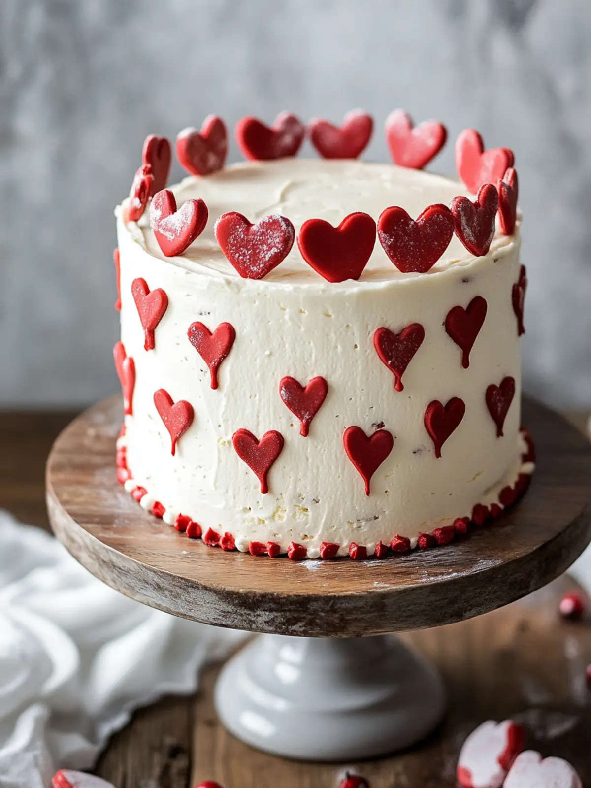 Decadent Red White Valentine's Day Cake to Wow Your Love 4 Red White Valentines Day Cake