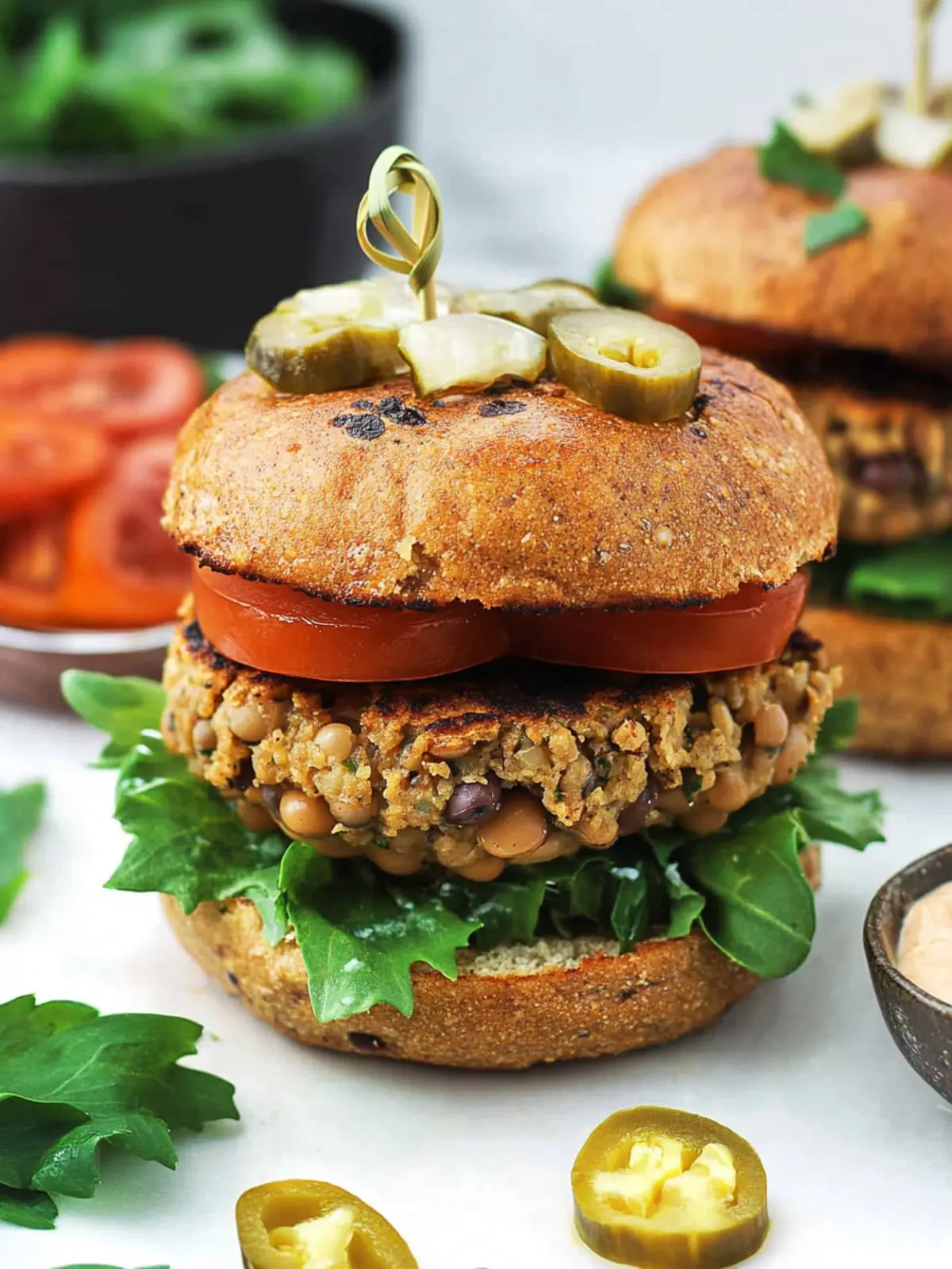 Delicious Black Eyed Pea Burgers with a Veggie Twist 4 Black Eyed Pea Burgers
