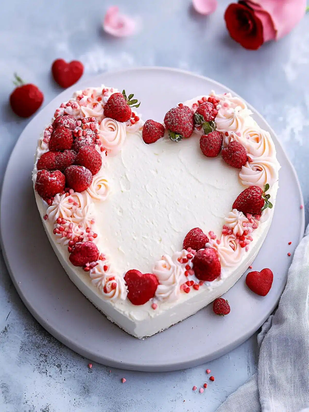 Easy Heart Shaped Cake Tutorial