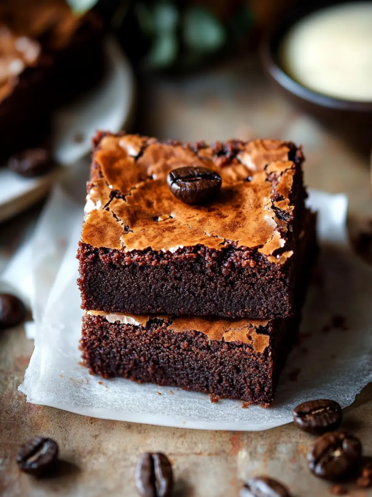 Vietnamese Coffee Brownies