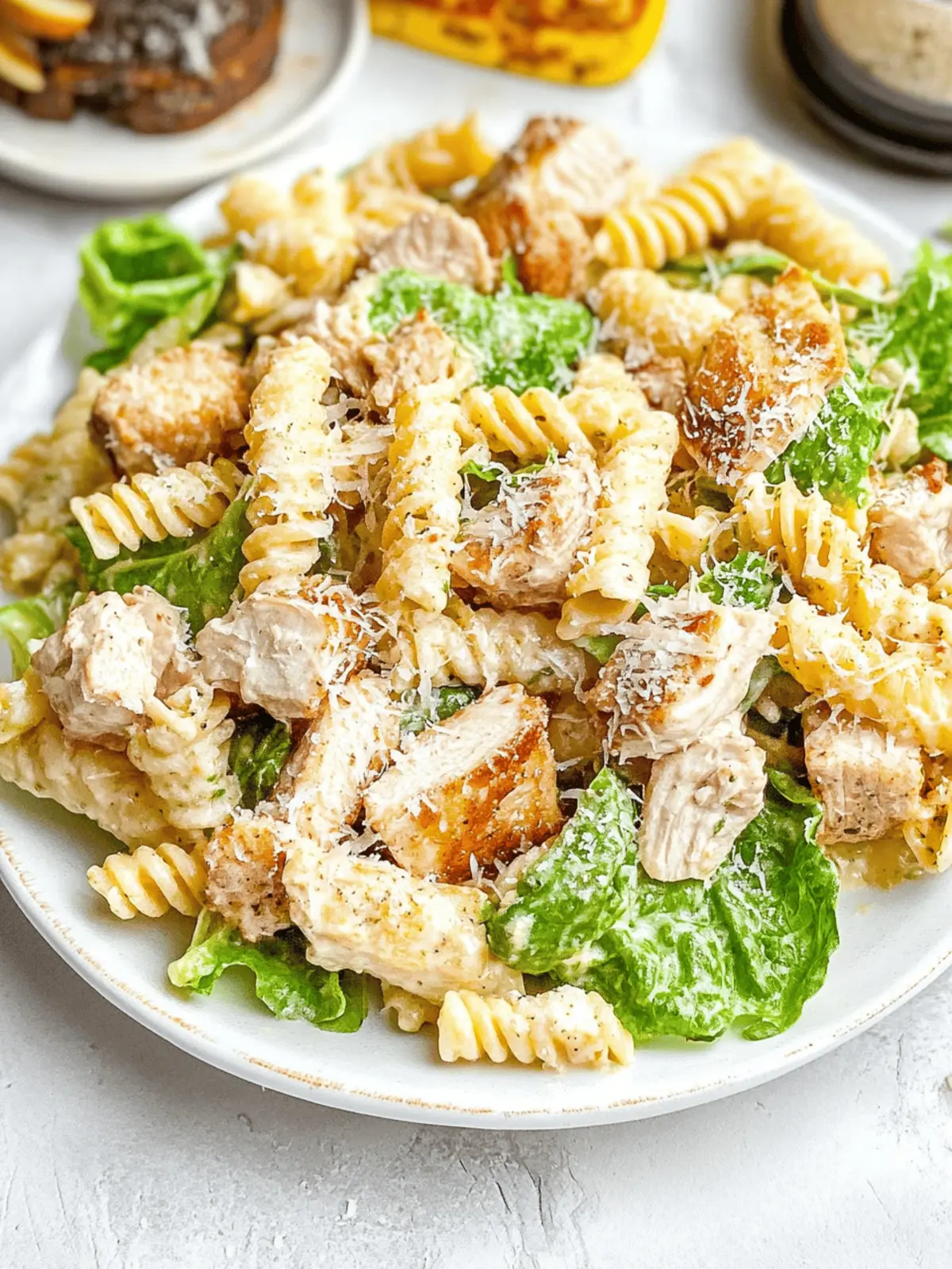 Chicken Caesar Pasta Salad: Quick, Fresh, and Flavor-Packed! 4 Chicken Caesar Pasta Salad