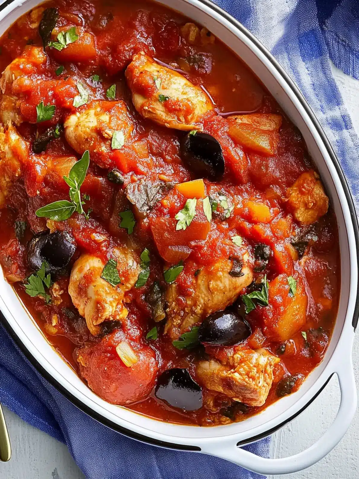Slow Cooker Chicken Cacciatore