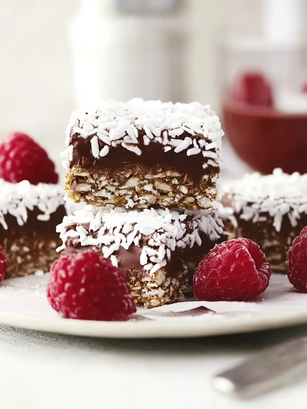 Deluxe Raspberry Chocolate Lamingtons