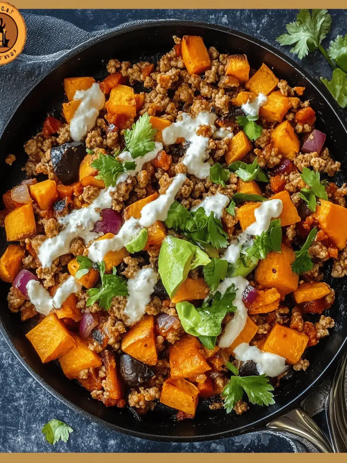 Ground Turkey and Sweet Potato Skillet Quick One-Pan Delight 2 Ground Turkey and Sweet Potato Skillet Easy One-Pan Dinner