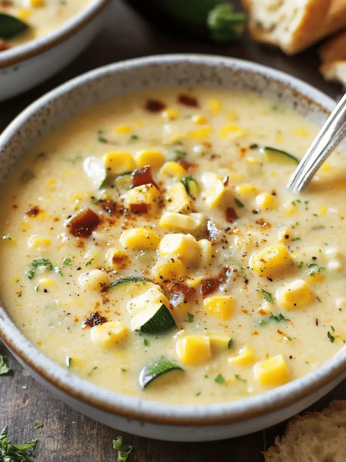 Savory Summer Corn and Zucchini Chowder to Savor All Year 4 Summer Corn and Zucchini Chowder