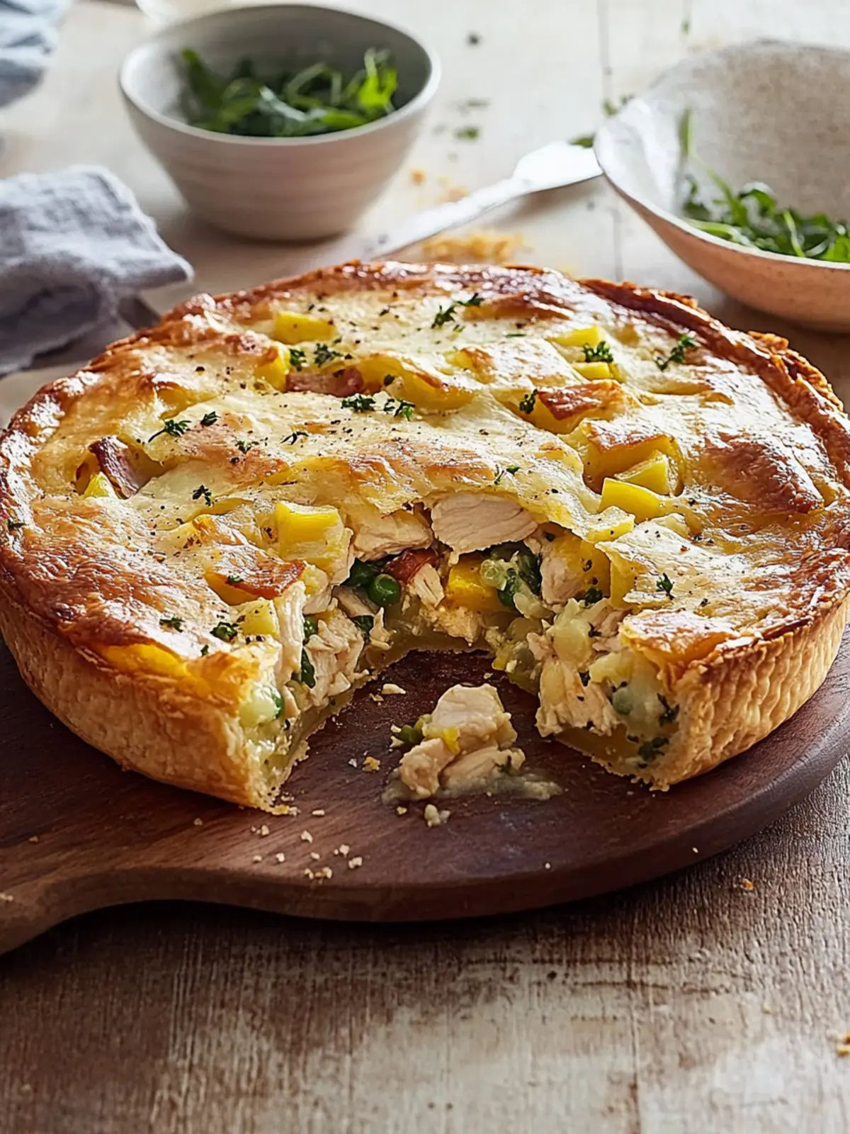 Fast Family Chicken Pie
