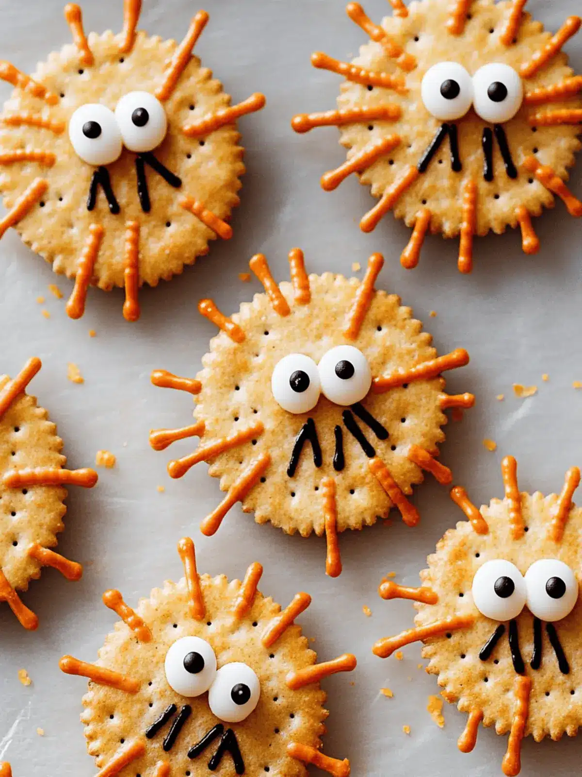 Spider-Themed Ritz Cracker Sandwiches (with Variations!)