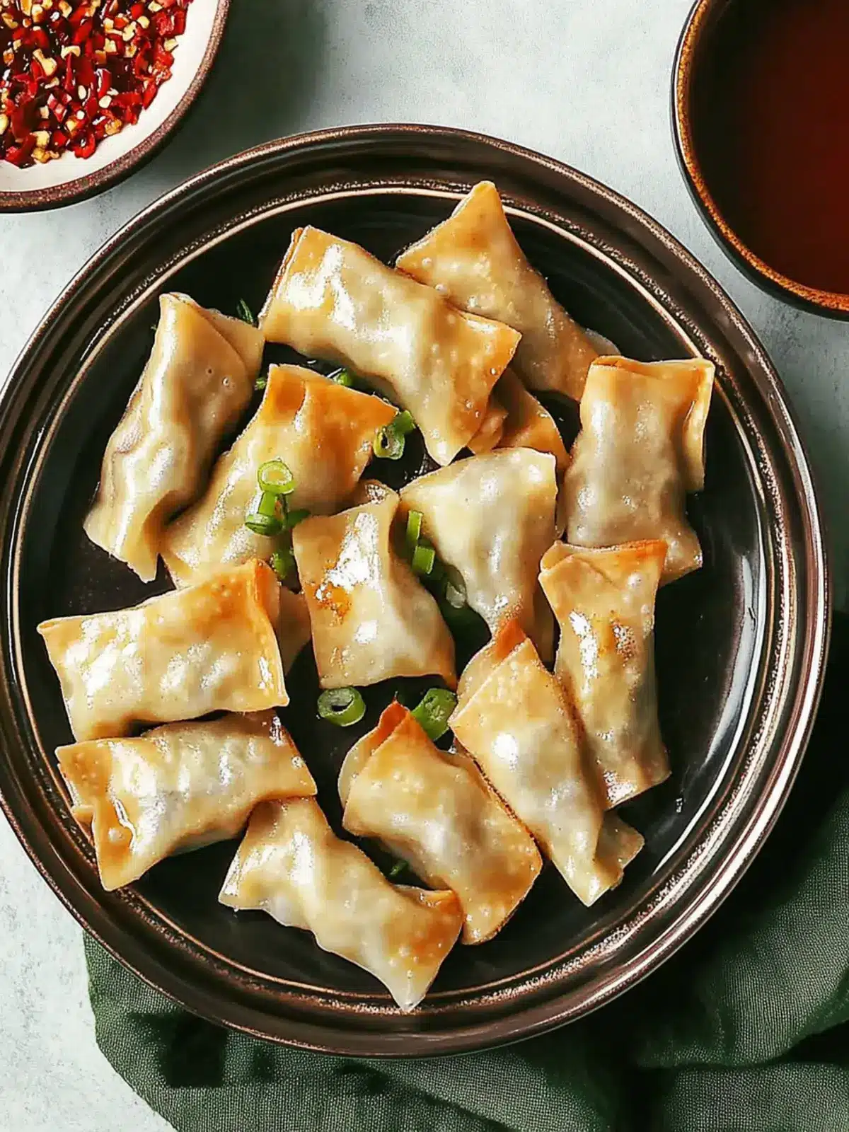Baked Wontons