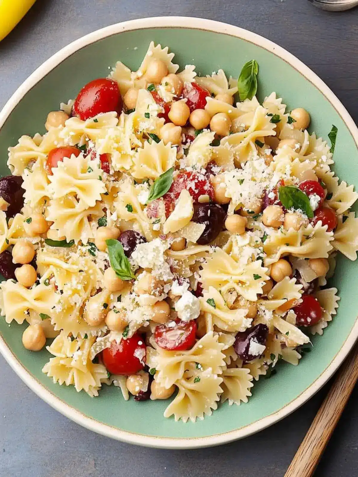 Chickpea Pasta Salad