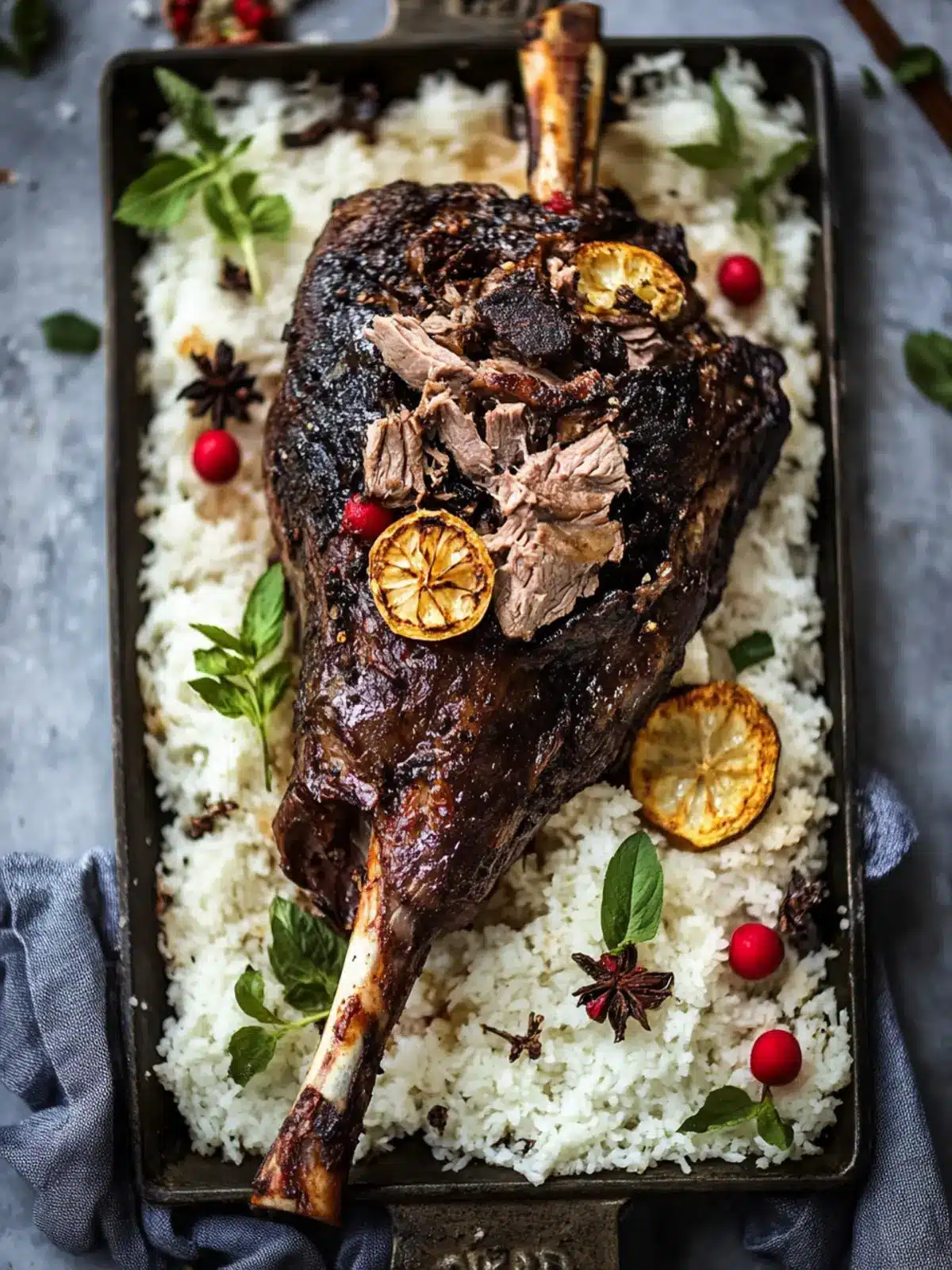 Mouthwatering Roasted Leg of Lamb with Middle Eastern Magic 3 Roasted Leg of Lamb