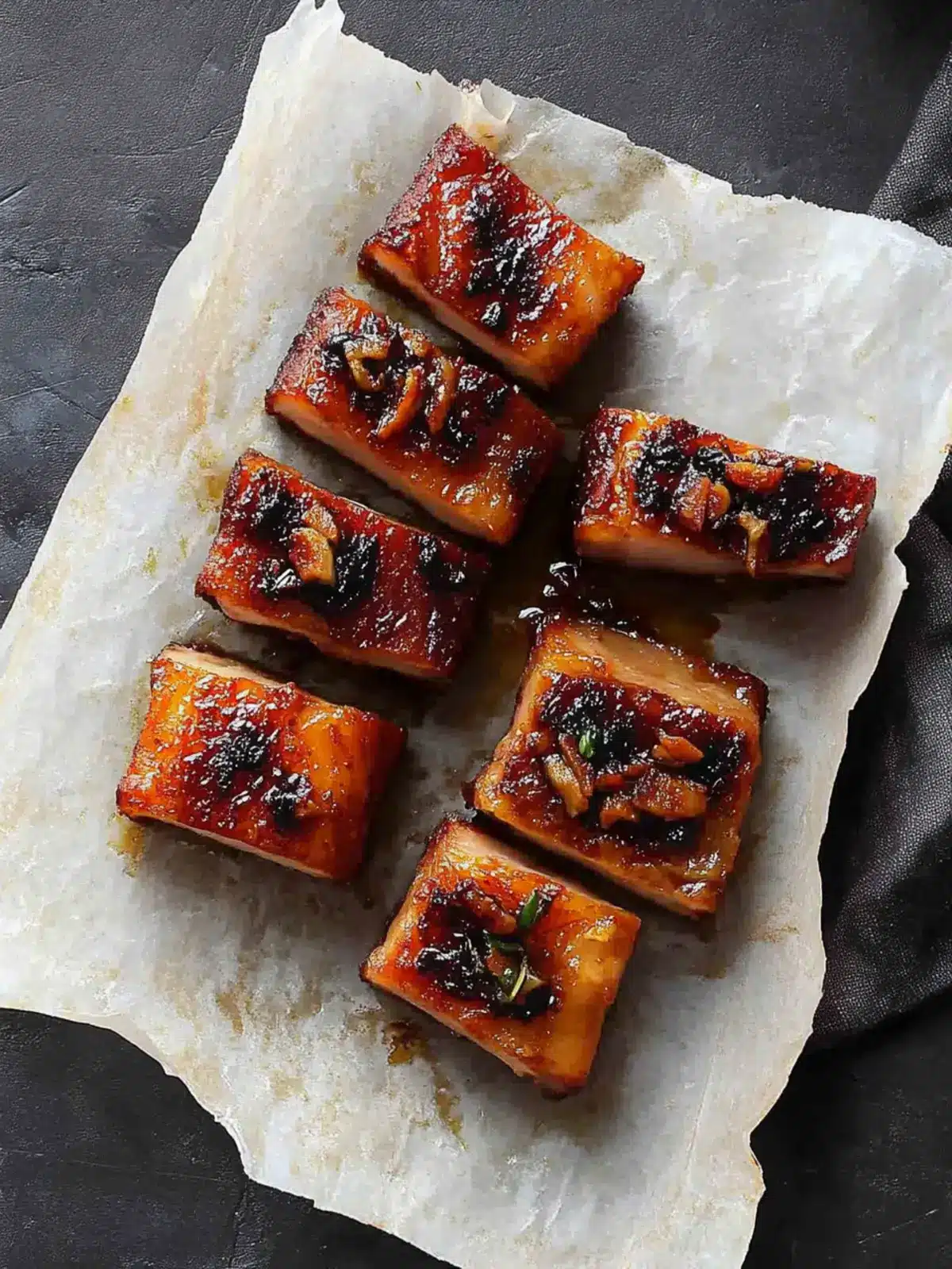 Slow Cooked Crispy Pork Belly Slices with Cider