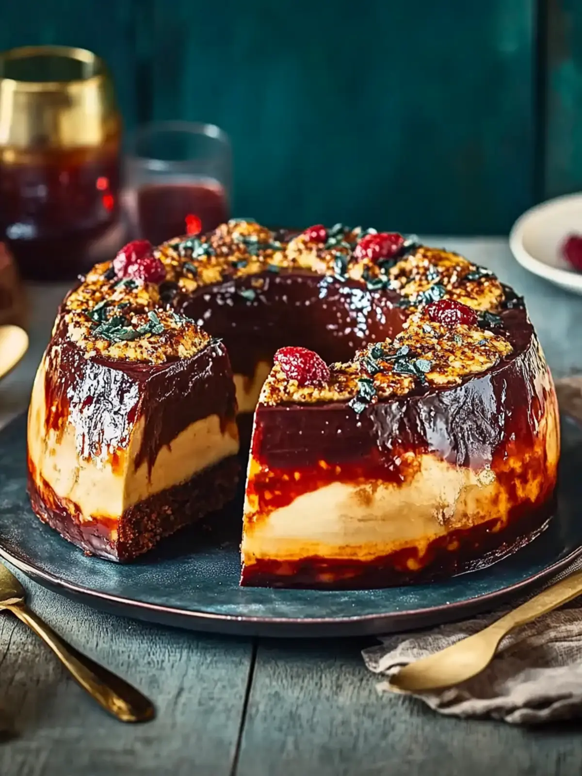 Decadent Mexican Chocoflan: A Festive Dessert Delight 3 Mexican chocoflan