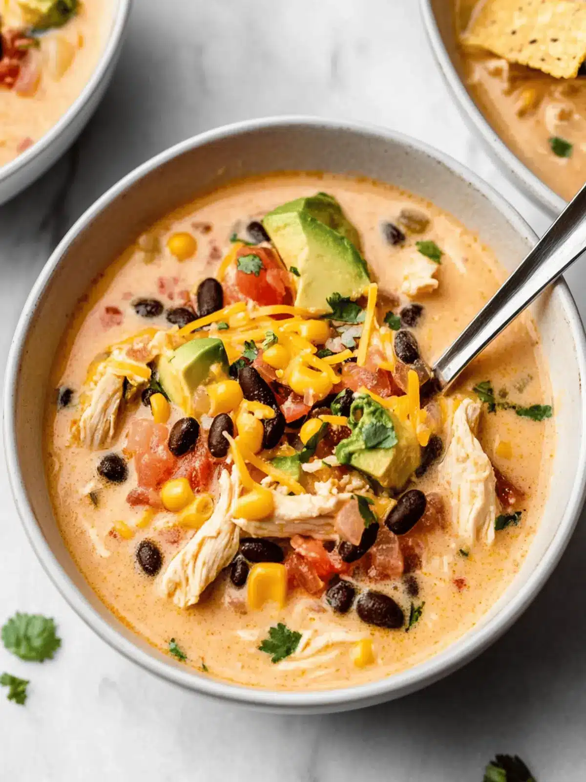 Creamy Easy Chicken Taco Soup Ready in Just 35 Minutes 3 Easy Chicken Taco Soup