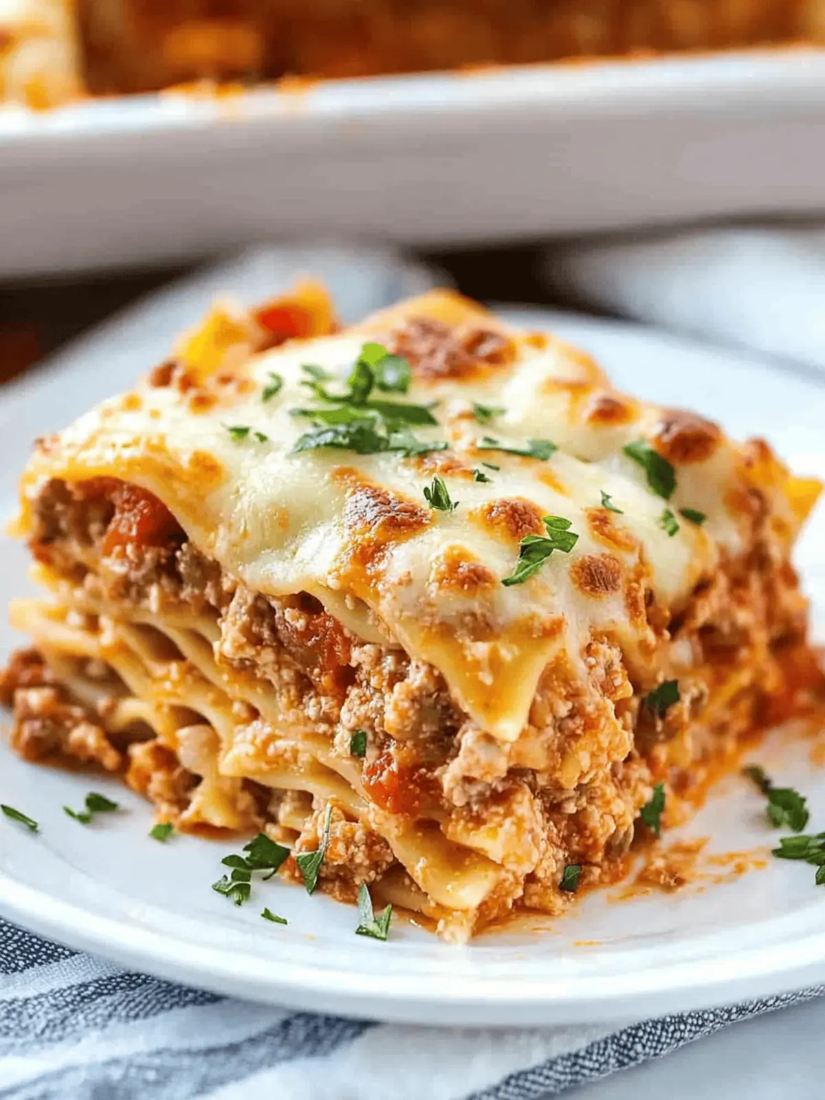 Easy Homemade Lasagna: Your New Family Favorite Recipe 2 Easy Homemade Lasagna