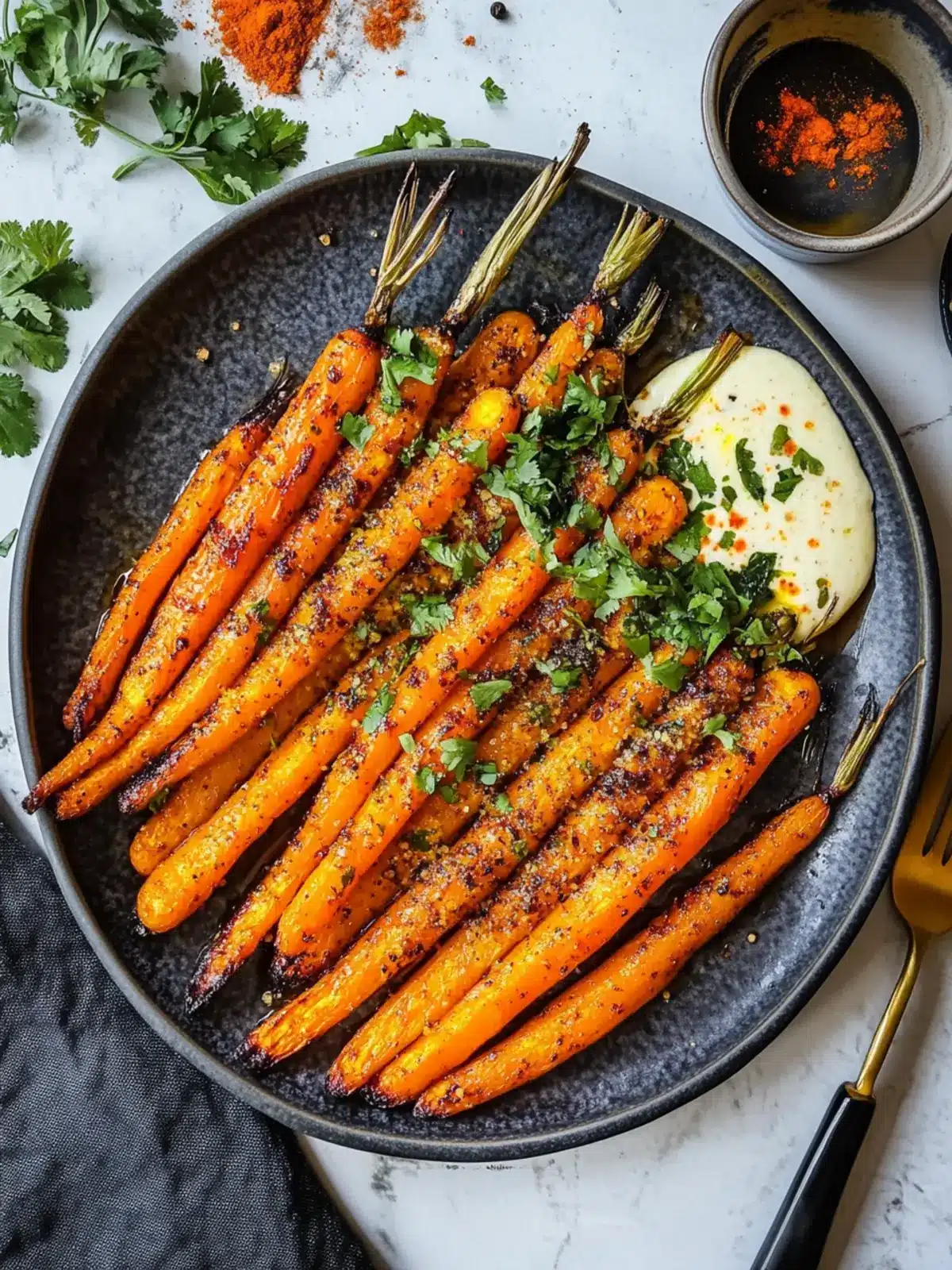 Curry Roasted Carrots
