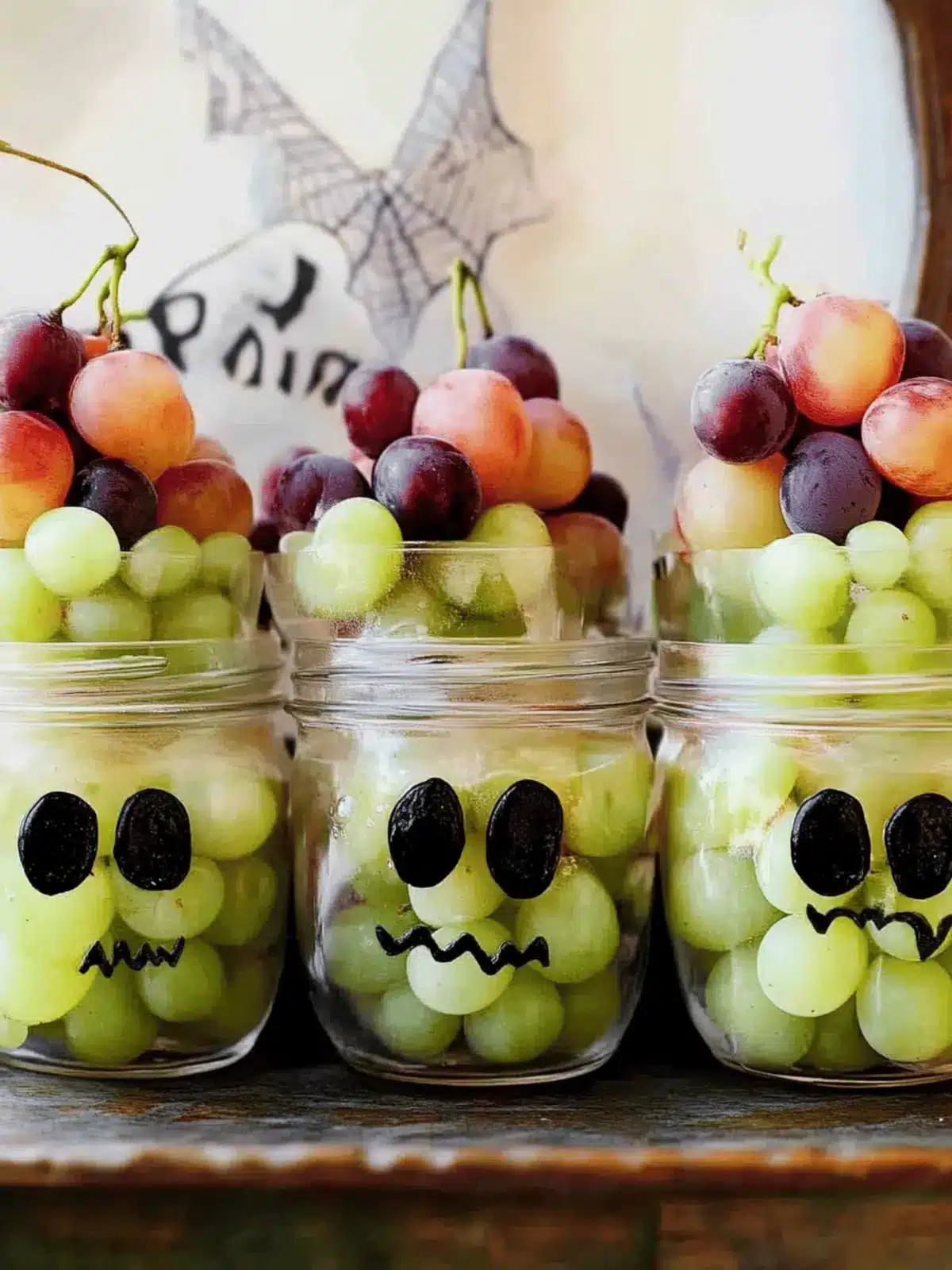 Spooky Halloween Grape Fruit Cups That Thrill and Chill 2 Spooky Halloween Grape Fruit Cups