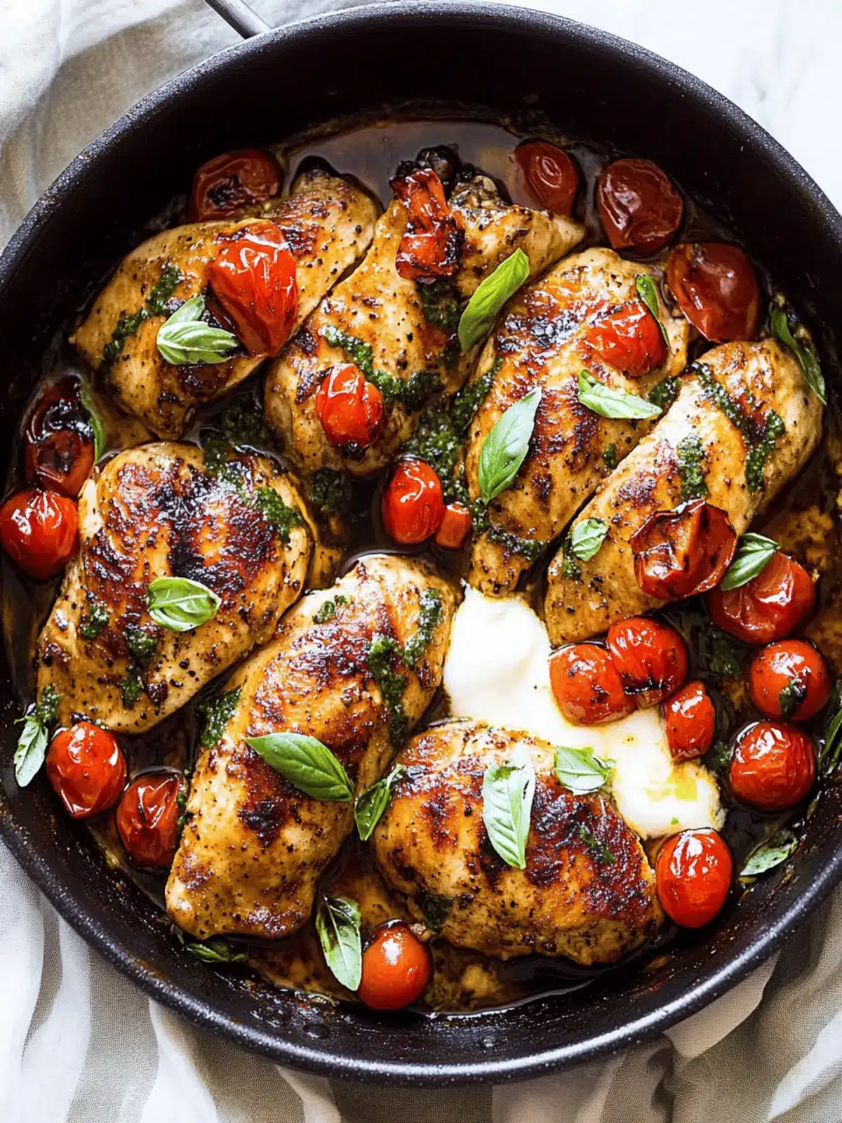 One Pan Balsamic Chicken