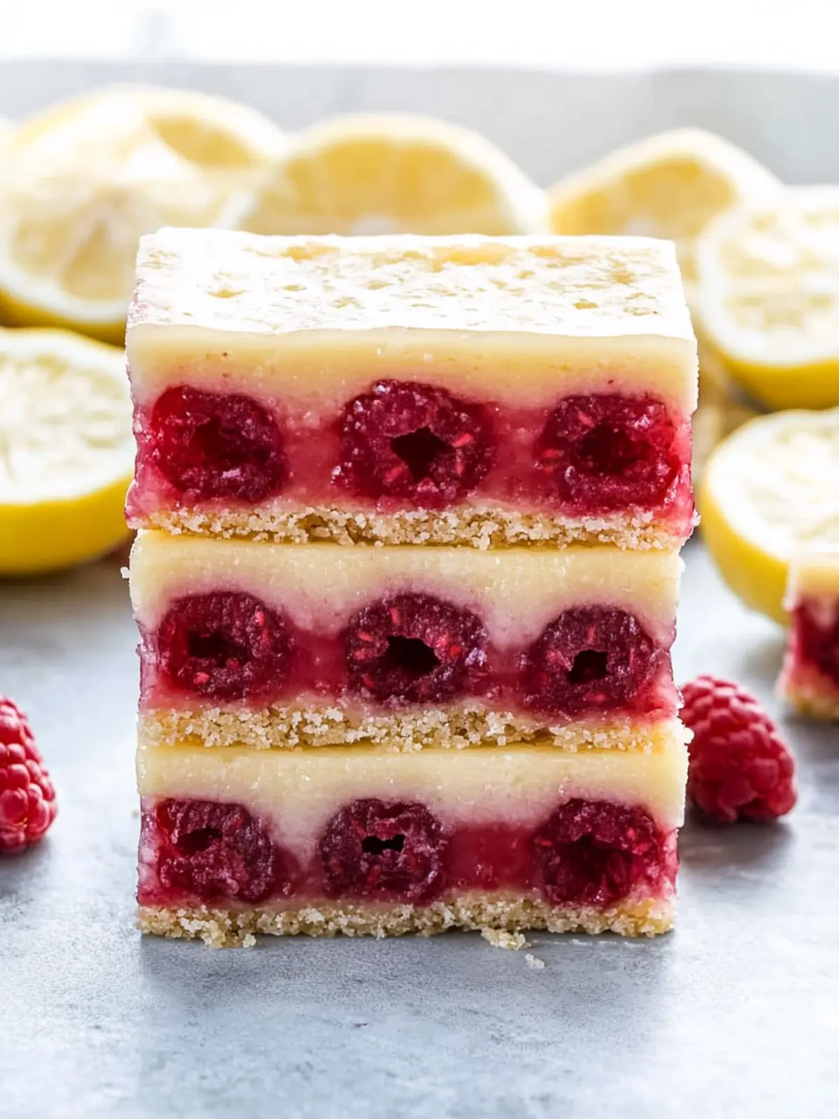 Lemon Raspberry Bars