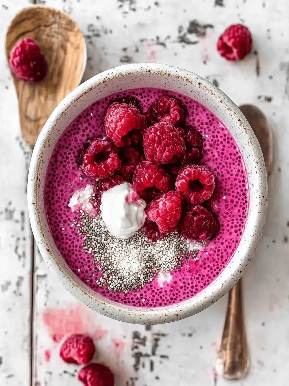 Raspberry Chia Pudding