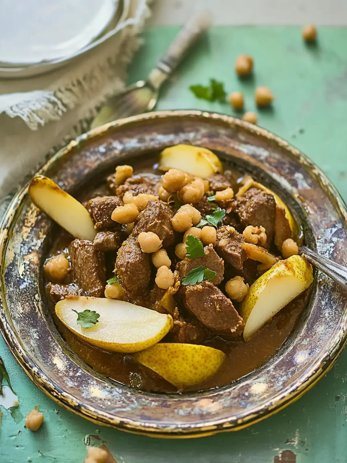 Savory Lamb and Pear Tagine: Your Cozy Winter Delight 4 Lamb and Pear Tagine