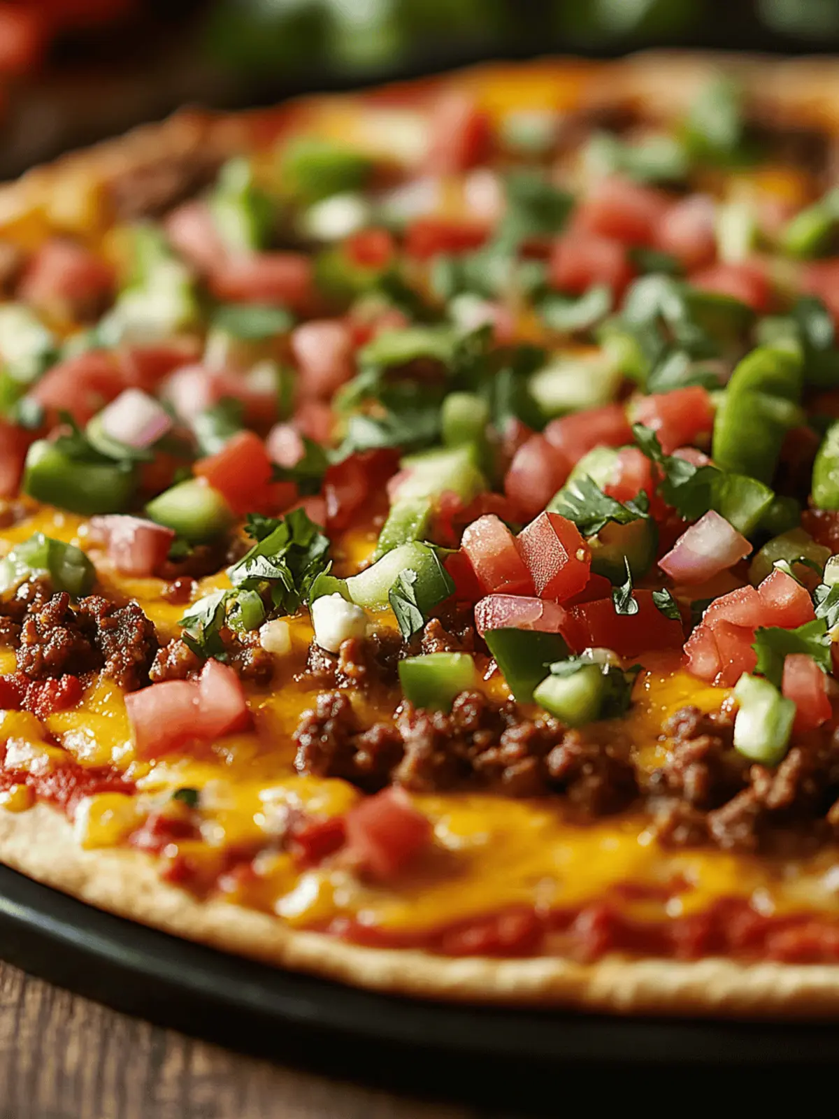 Easy Taco Pizza