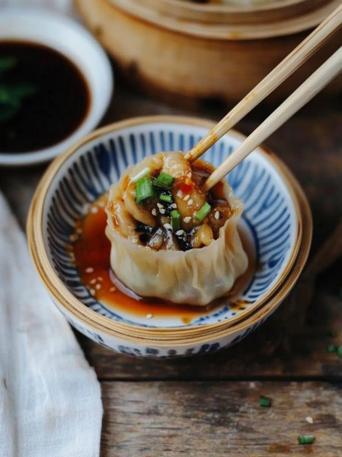 Delicious Sticky Rice Mushroom Shumai With Homemade Vegan Wrappers 4 Sticky Rice Mushroom Shumai With Homemade Wrappers Vegan