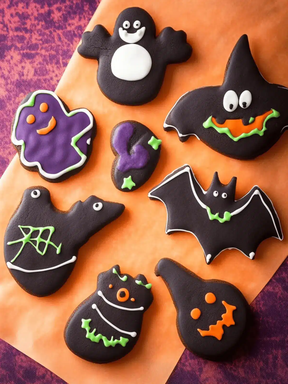 Halloween Decorated Cookies