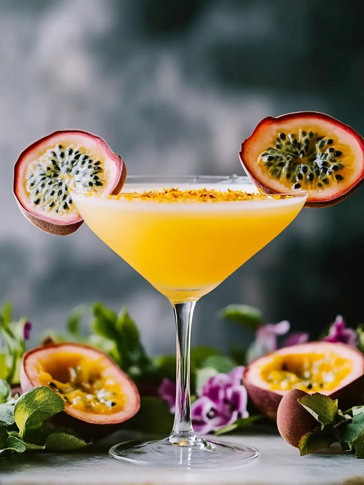 Passionfruit and Elderflower Martini: Your Dreamy Cocktail Escape 4 Passionfruit And Elderflower Martini
