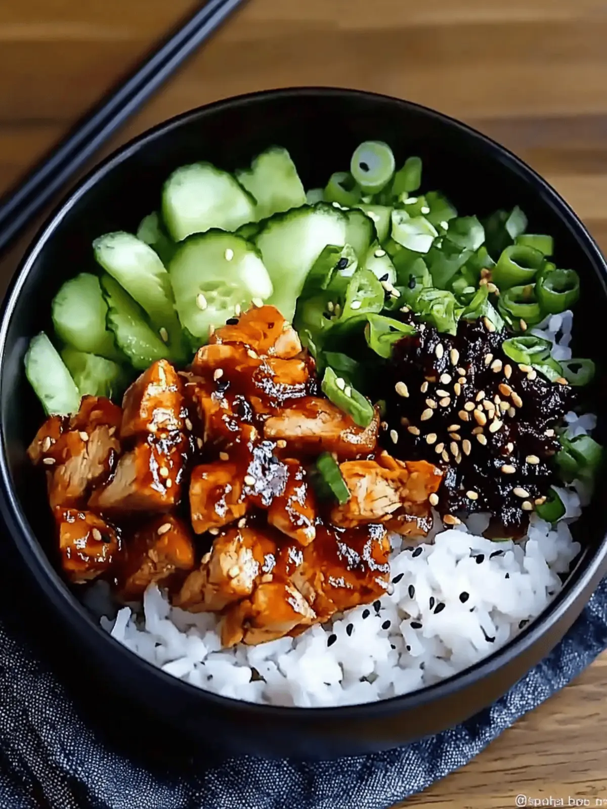 Spicy Korean BBQ Chicken Rice Bowl: Your New Family Favorite 4 Spicy Korean BBQ Chicken Rice Bowl: A Flavor Explosion!