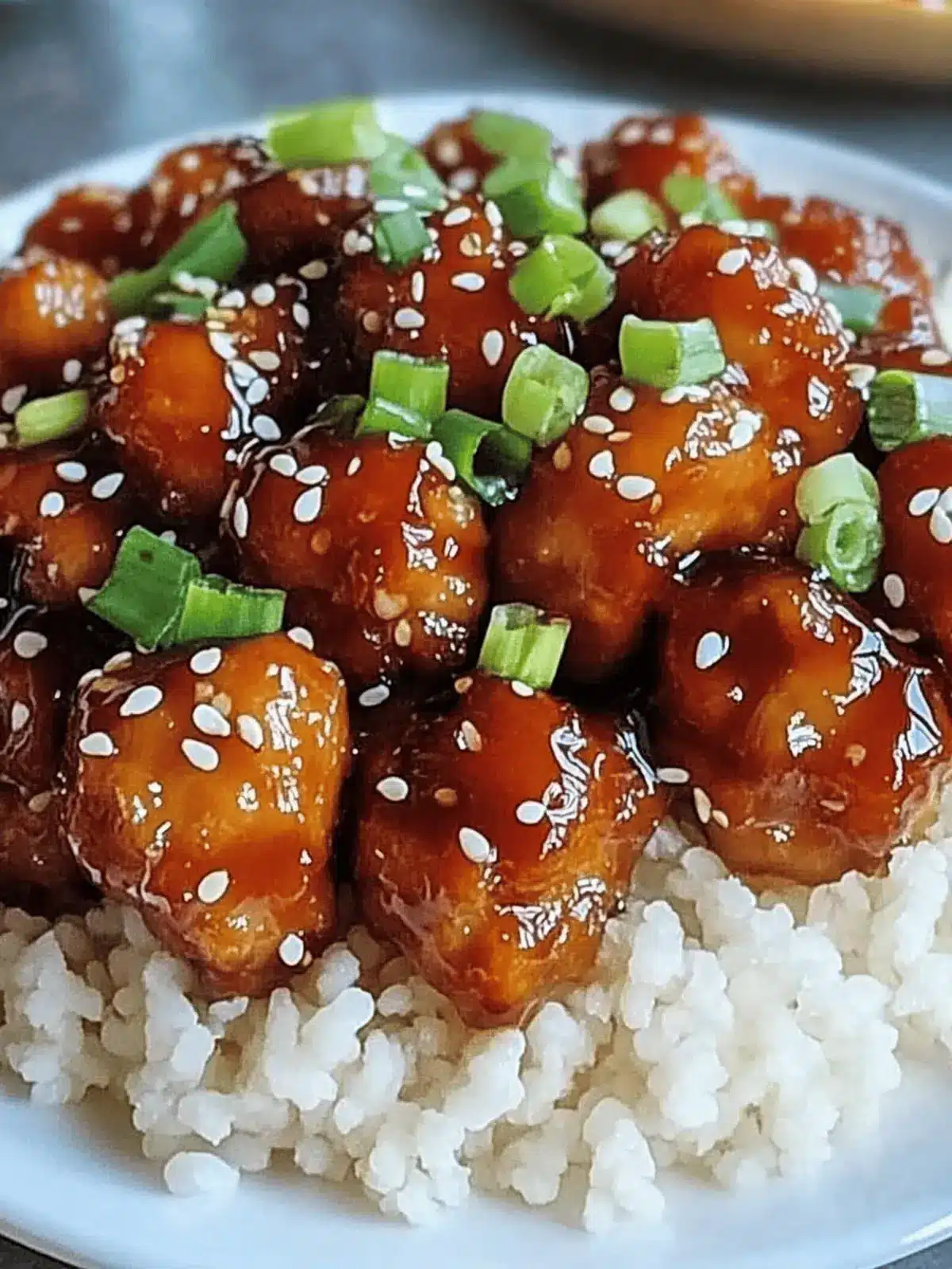 Crispy Chinese Honey Garlic Chicken